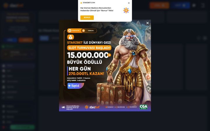 Screenshot of starzbet502.com