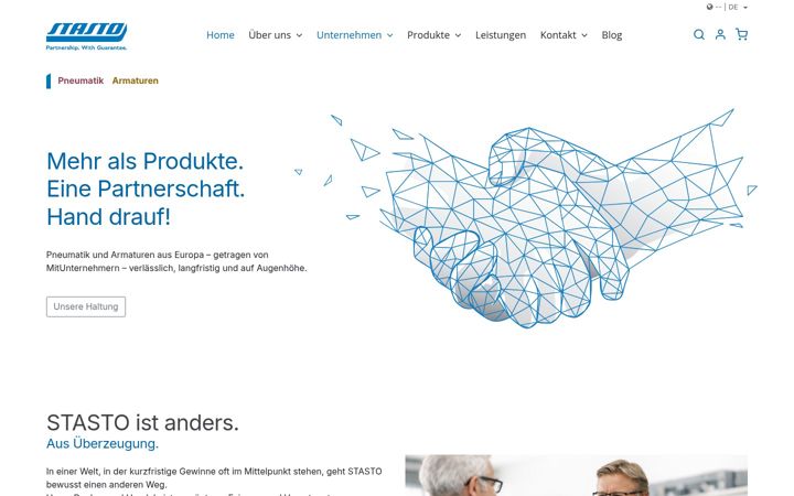 Screenshot of stasto.eu