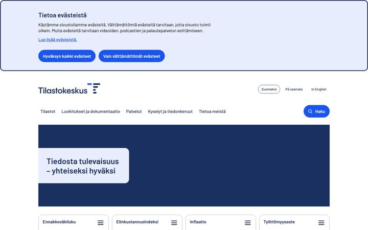 Screenshot of stat.fi