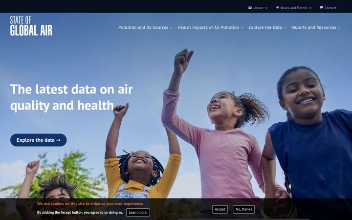 Screenshot of stateofglobalair.org