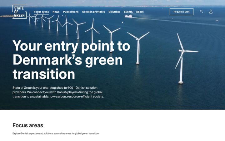 Captura de pantalla de stateofgreen.com