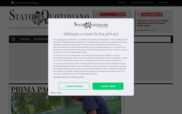 Screenshot of statoquotidiano.it