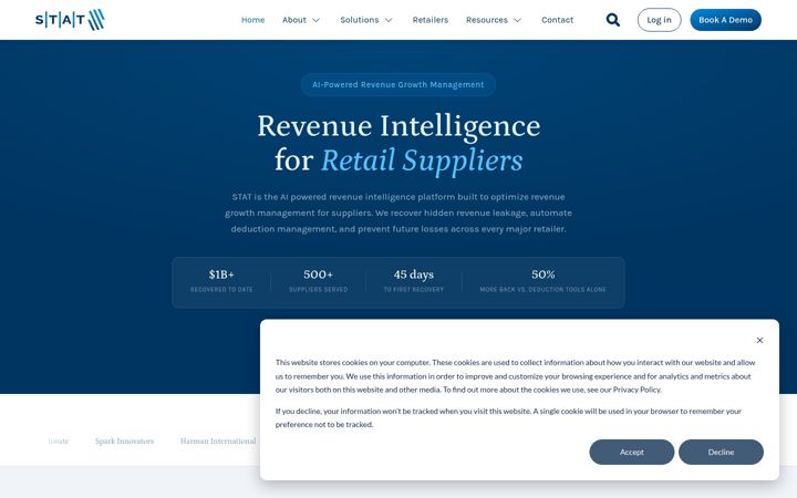 Ekraanipilt saidist statrecovery.com