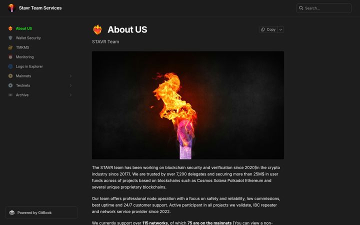 Screenshot of stavr.tech