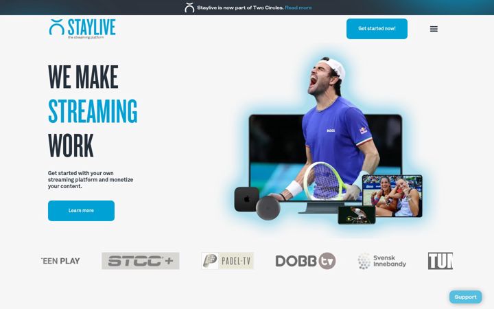 Screenshot of staylive.io