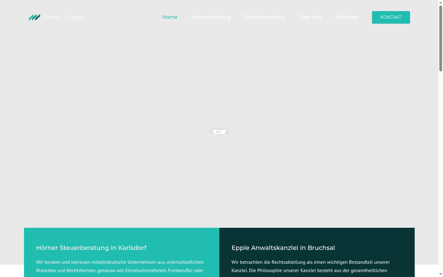 Screenshot des Einwilligungsbanners vor jeglicher Interaktion
