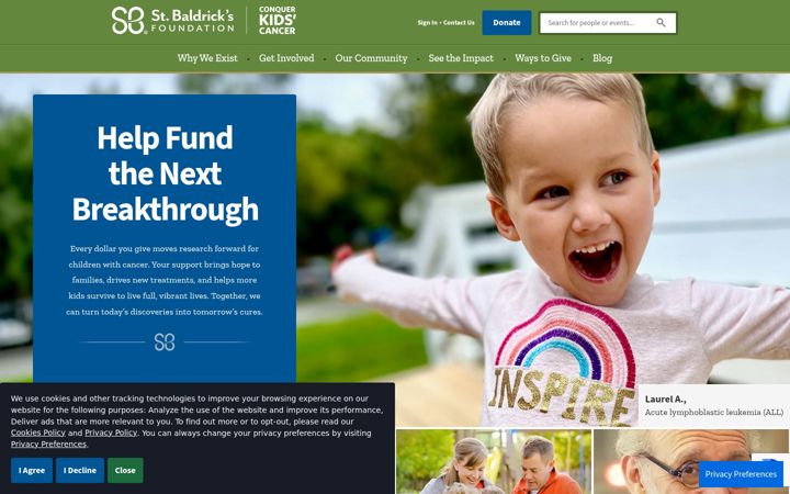 Screenshot of stbaldricks.org