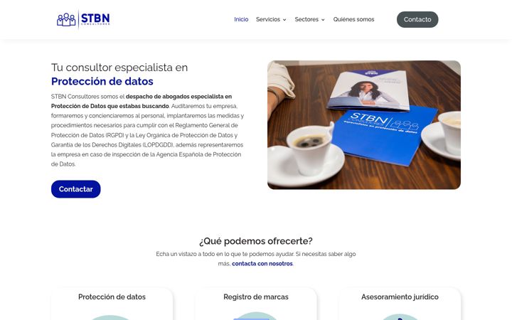 Screenshot του stbnconsultores.es