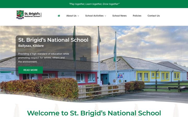 Zrzut ekranu stbrigidsballysax.com