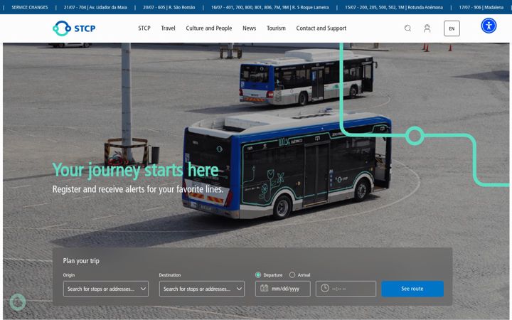 Screenshot of stcp.pt