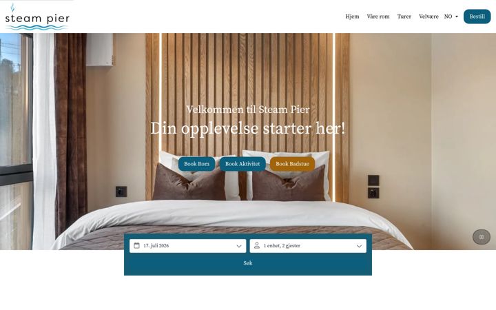 Screenshot of steampier.no