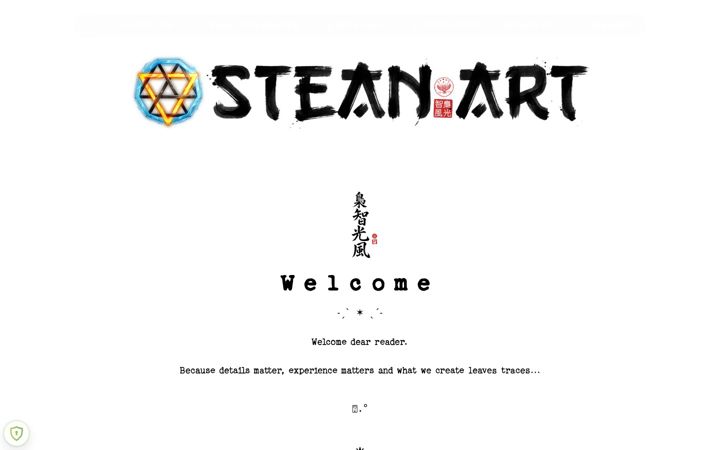 Screenshot of stean.art