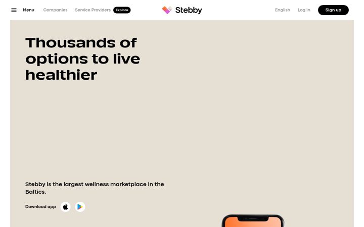 Screenshot of stebby.eu
