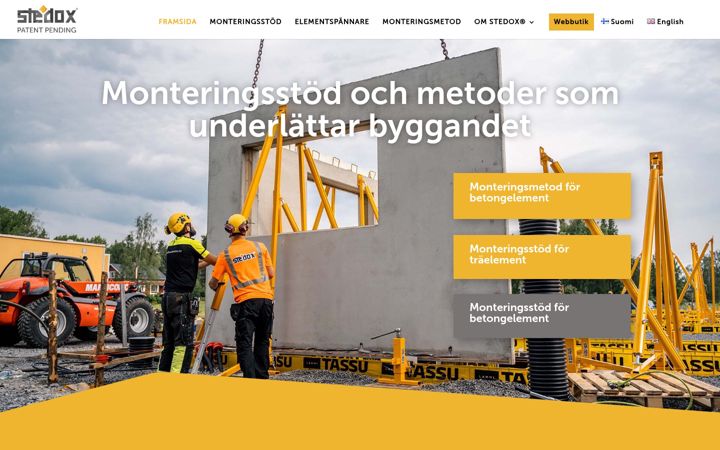 Screenshot van stedox.com