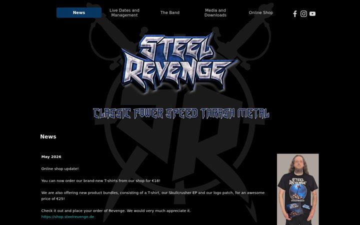 Screenshot of steelrevenge.de