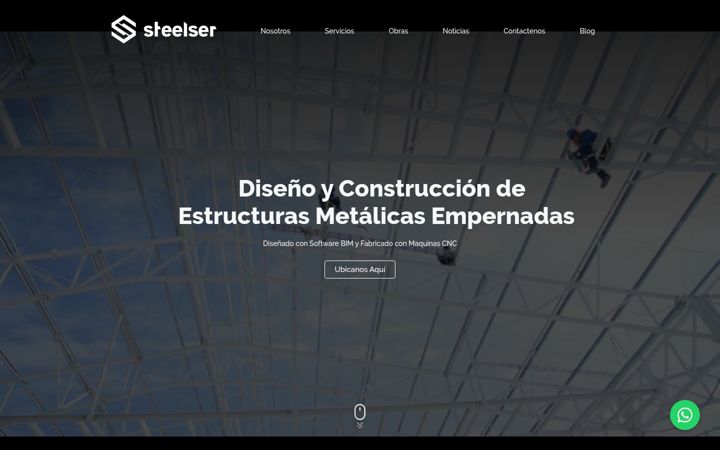 Screenshot of steelser.com.pe
