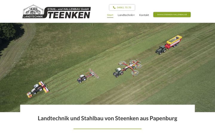 Zrzut ekranu steenken-landtechnik.de