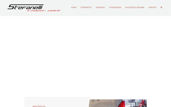 Screenshot stránky stefanellicamper.it
