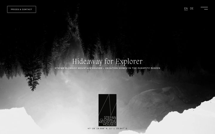 Snímek obrazovky stefanglowacz-mountainhouses.com