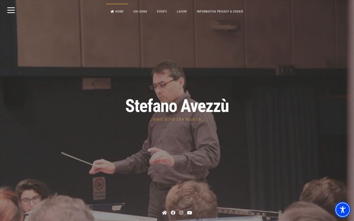 Skjámynd af stefanoavezzu.it