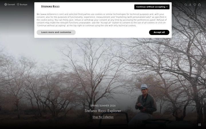 Screenshot of stefanoricci.com