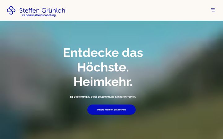 Screenshot von steffen-gruenloh.com