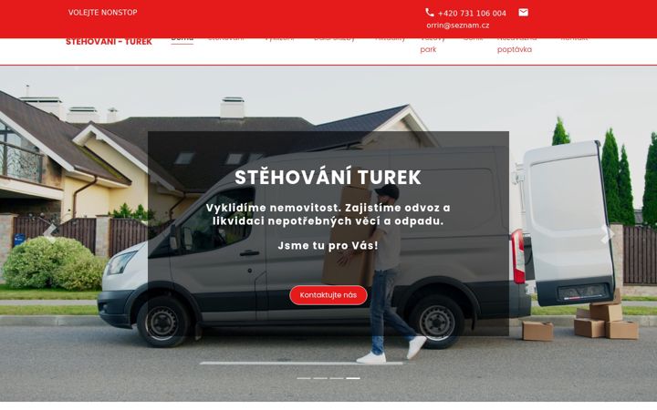 Ekrānuzņēmums no stehovani-turek.cz