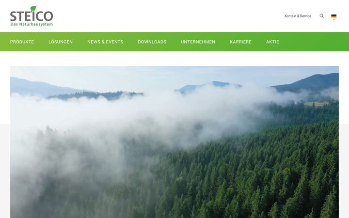 Skjermbilde av steico.com
