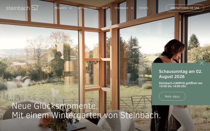 Captura de ecrã de steinbach-wintergarten.de