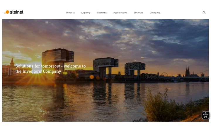 Screenshot of steinel.de