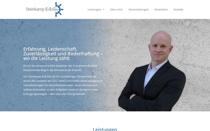Zrzut ekranu steinkamp-energie.de