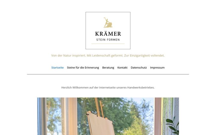 Screenshot di steinmetz-kraemer.de