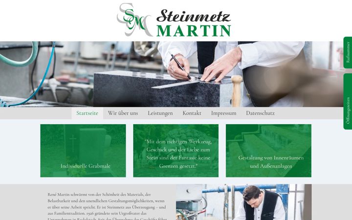 Ekrano kopija steinmetz-martin.de