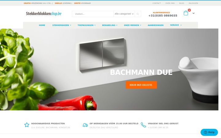 Zrzut ekranu stekkerblokkenshop.be