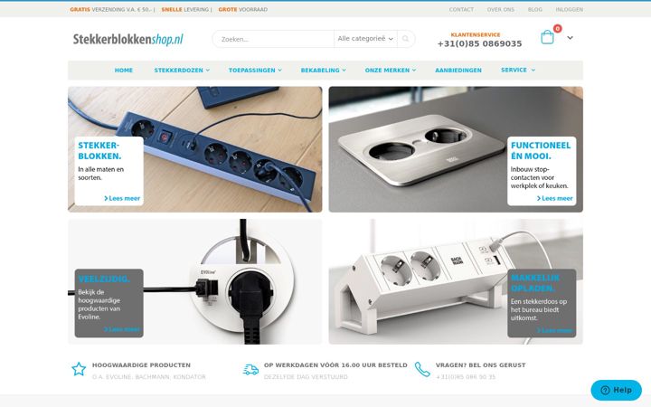 Screenshot of stekkerblokkenshop.nl