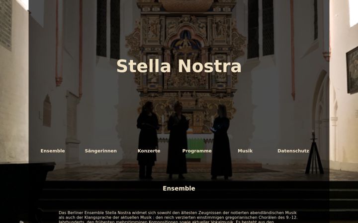 Screenshot of stellanostra.de