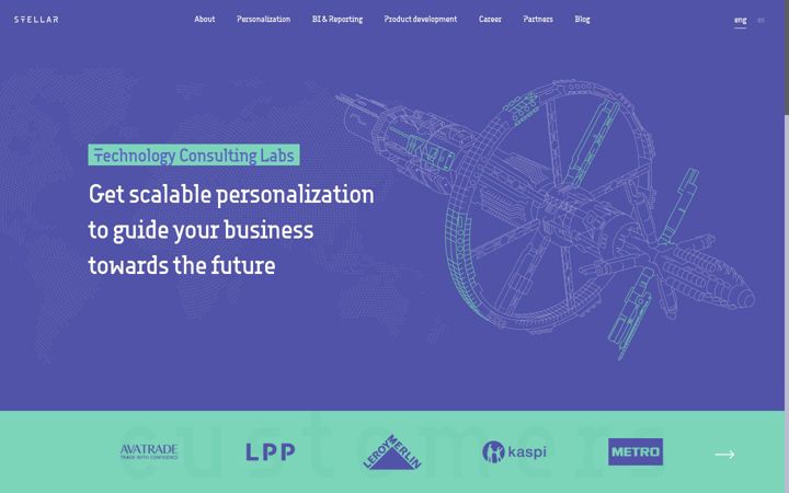 Screenshot of stellarlabs.ai
