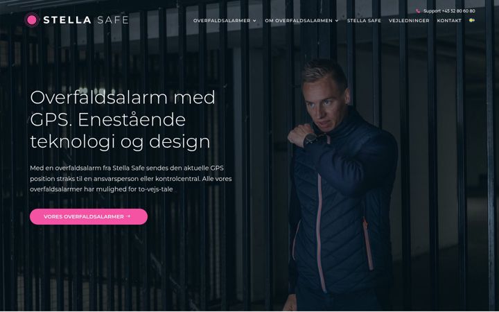 Screenshot of stellasafe.dk