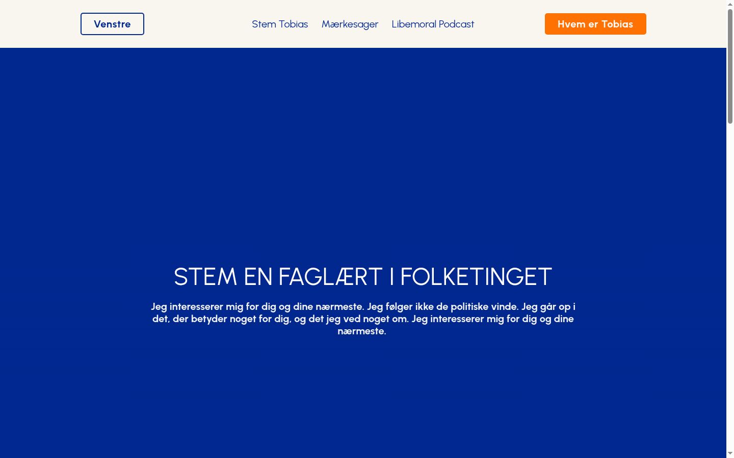 Skärmbild av samtyckesbannern som visades före någon interaktion