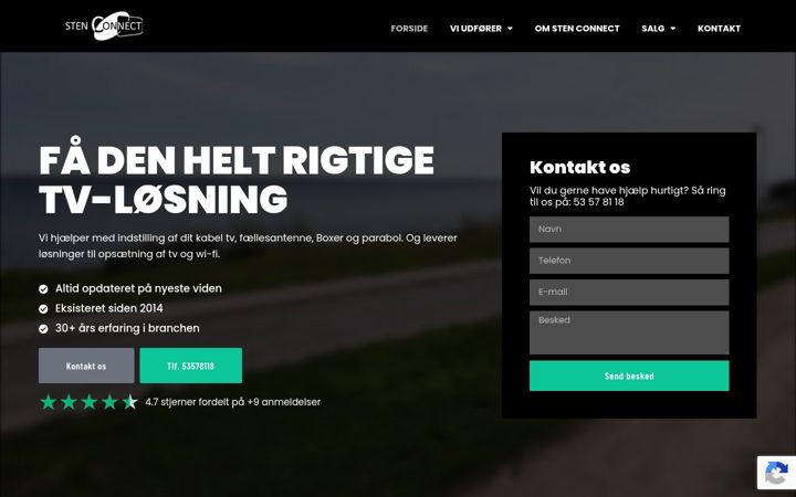 Zrzut ekranu stenconnect.dk