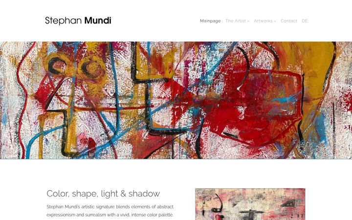 Screenshot of stephanmundi.com