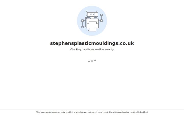 Screenshot of stephensplasticmouldings.co.uk