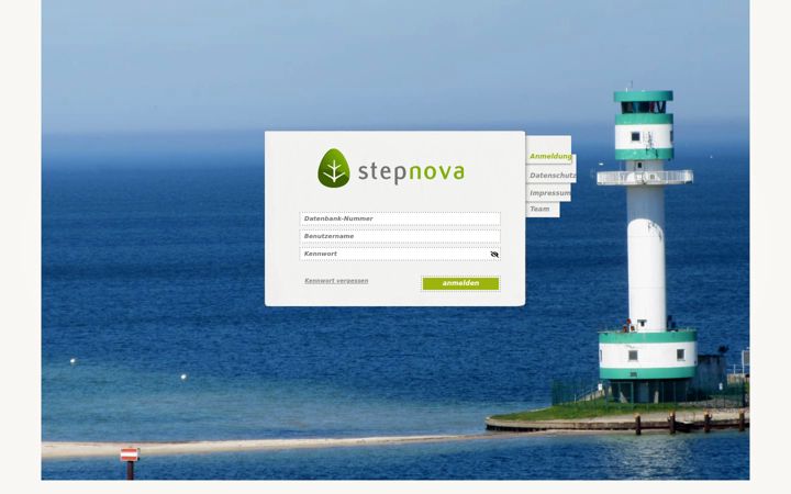 Screenshot of stepnova.net