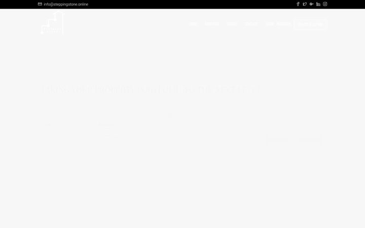 Screenshot of steppingstone.online