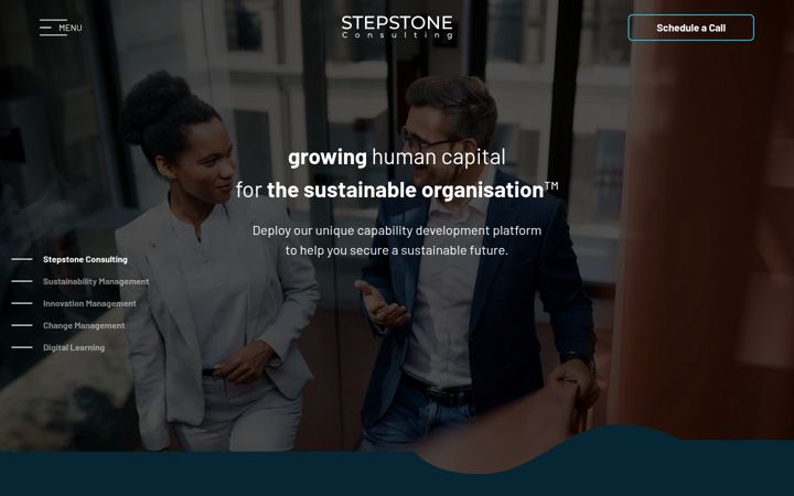 Skærmbillede af stepstoneconsulting.com