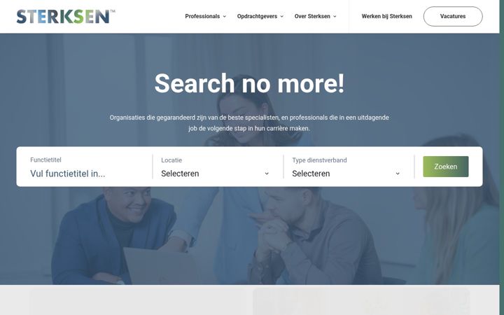 Screenshot of sterksen.com