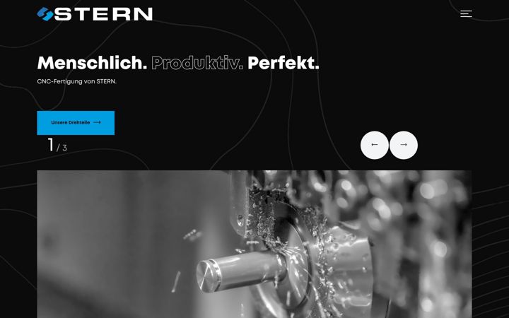 Screenshot of stern-drehteile.de