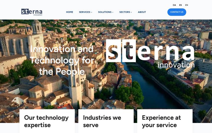 Screenshot of sternainnovation.com