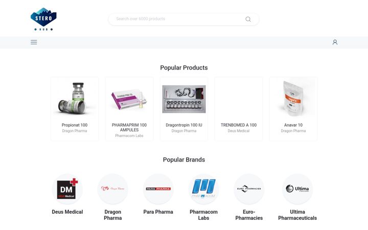 Captura de pantalla de sterohub.com