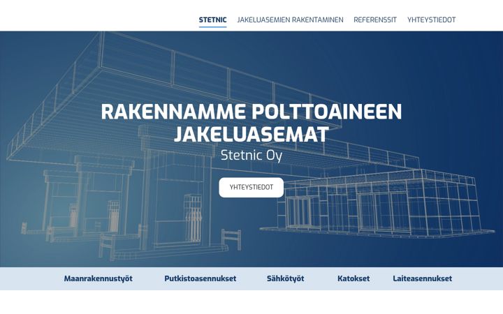 Screenshot of stetnic.fi